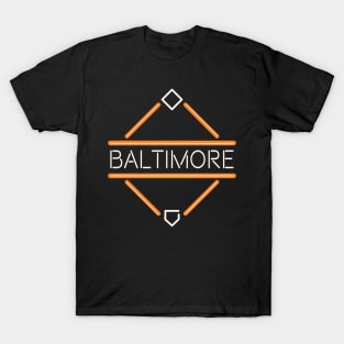 Baltimore Neon Diamond T-Shirt